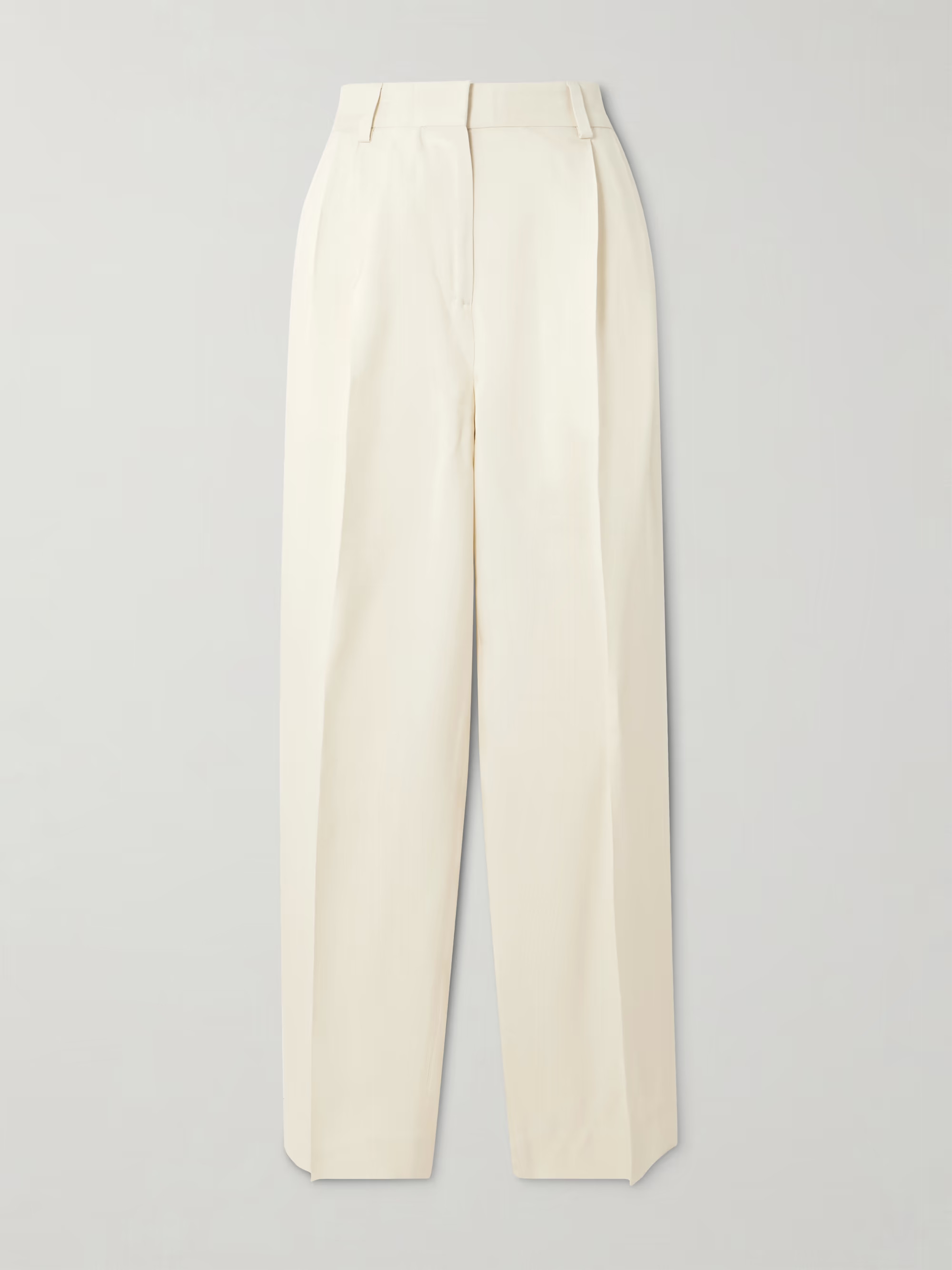 Pleated woven tapered pants | NET-A-PORTER (US)