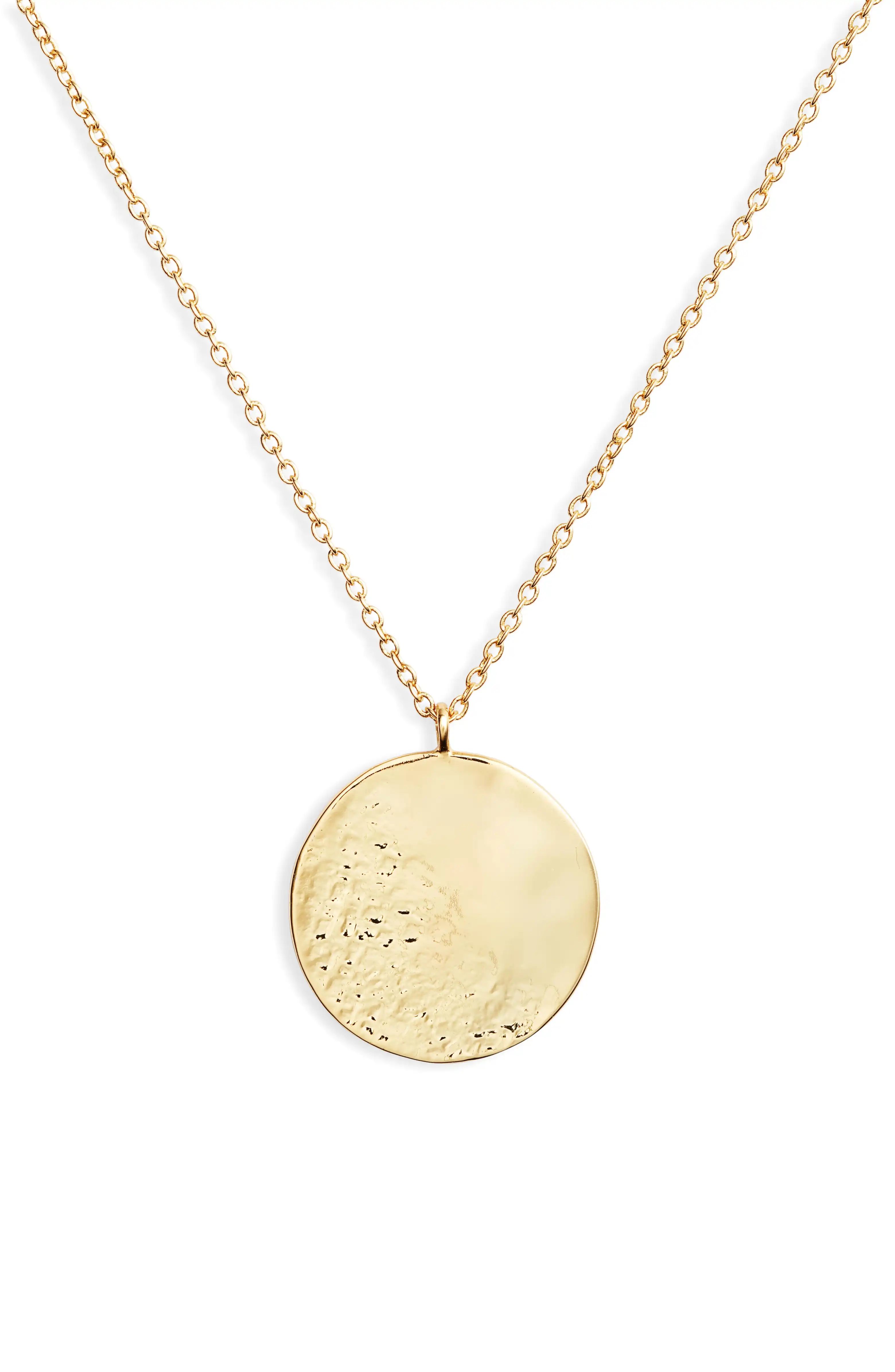 Shaye Hammered Coin Necklace | Nordstrom