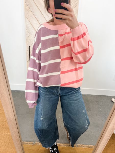 This Free People Dupe y’all!!! I’m loving it but if you want the real deal, I linked that one too! ♥️  

#freepeopledupe #adidas #amazonfinds #freepeople #barreljeans

#LTKstyletip #LTKfindsunder100