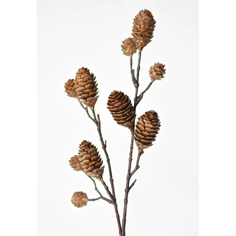 28" Faux Pinecone Branch Stem | Walmart (US)