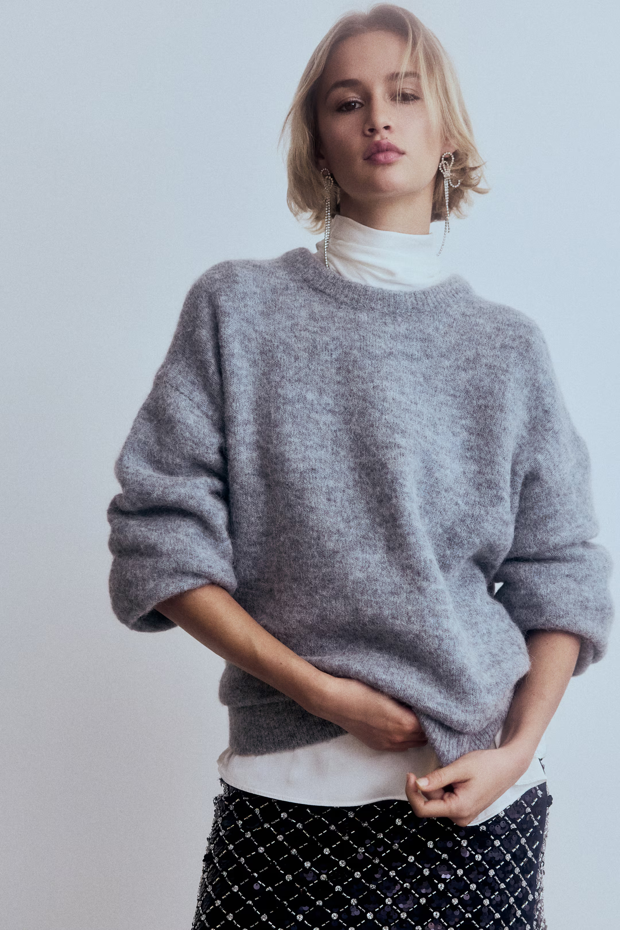 Oversized alpaca-blend jumper | H&M (UK, MY, IN, SG, PH, TW, HK)