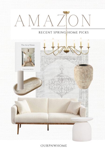 Amazon home favorites for spring!

Gold chandelier, gold lighting fixture, brass chandelier, blue area rug, neutral home, boucle sofa, ivory loveseat, white end table, modern home, travertine tray, ribbed candle, pillar candle,  coffee table books, home design books, table vase, home decor, spring home, living room furniture

#LTKstyletip #LTKSeasonal #LTKhome