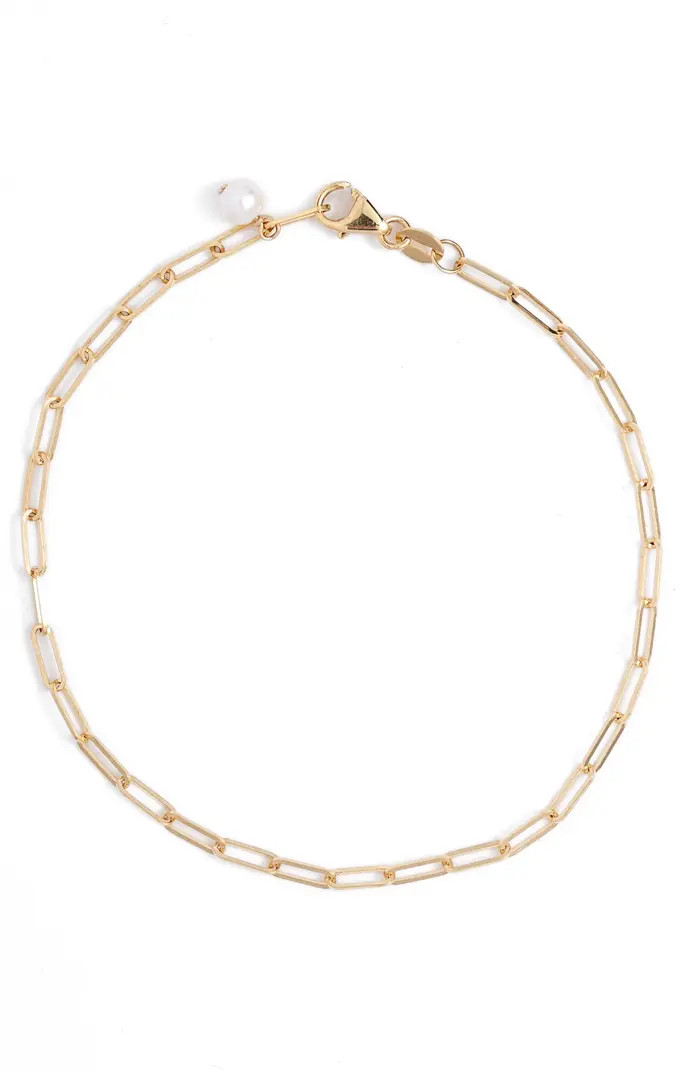 Petite Paper Clip Chain Bracelet | Nordstrom