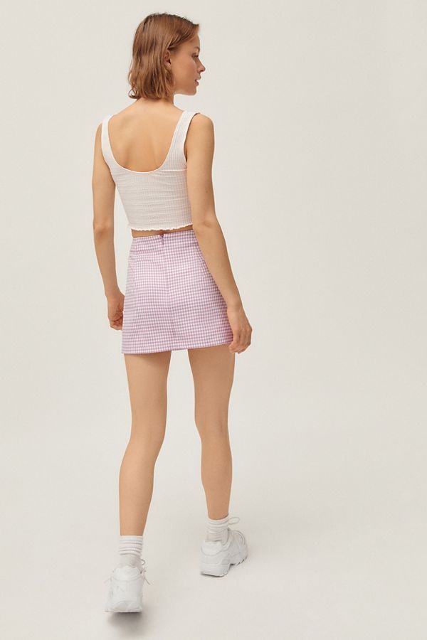 UO Gretchen Plaid Pelmet Mini Skirt | Urban Outfitters (US and RoW)
