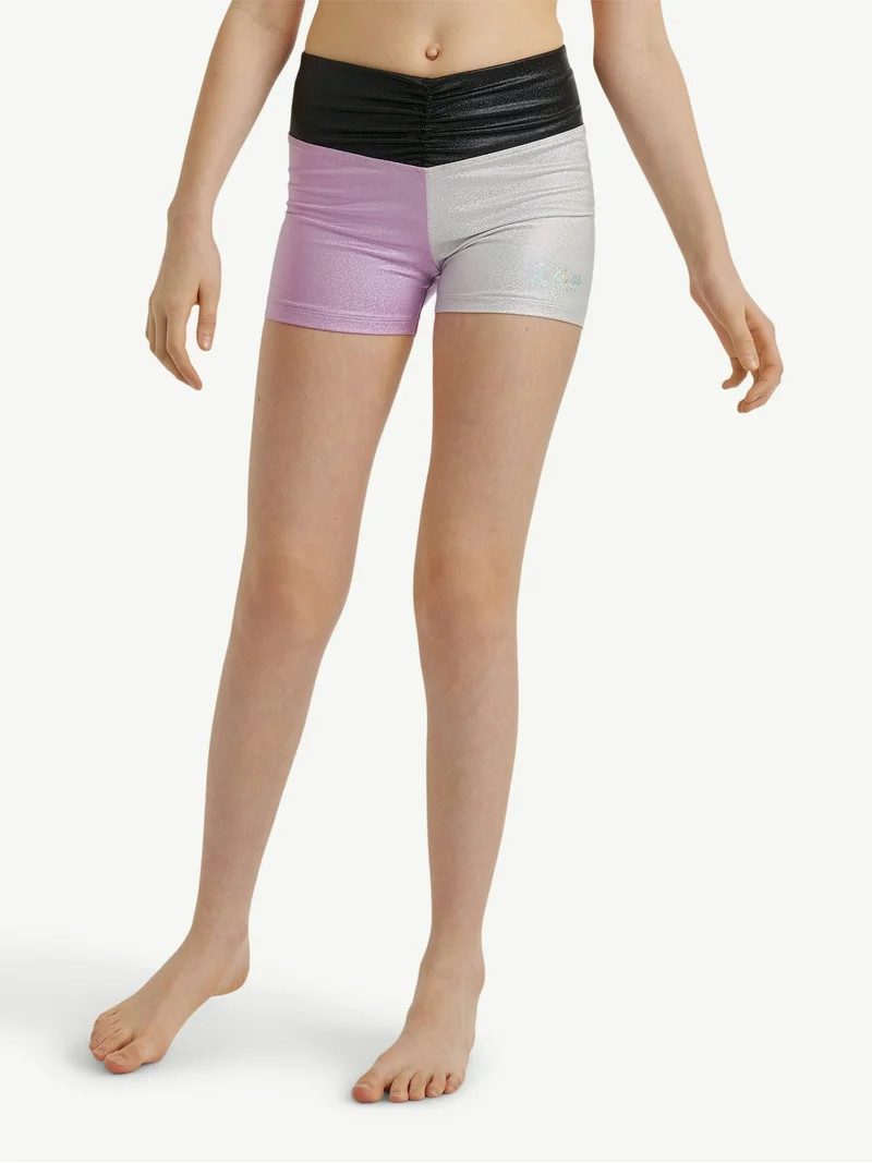 Justice Cinch Waistband Dance Shorts for Girls with Butterfly Print, Sizes XS-XL | Walmart (US)
