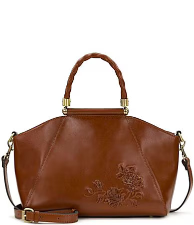 Patricia Nash Holland Satchel Bag - Tan | Dillard's