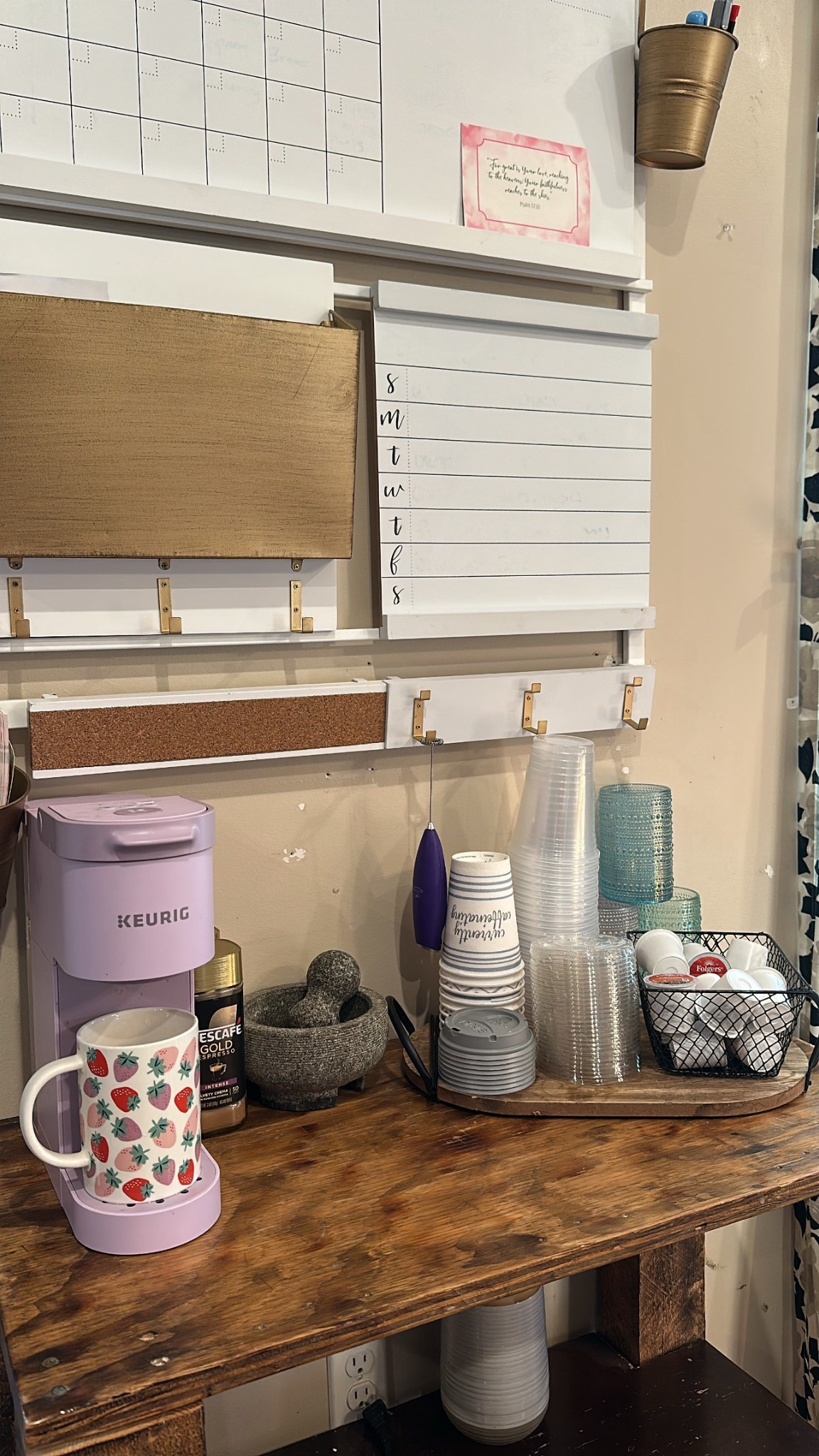 Coffee bar is coming along 🤭💕

#LTKHome