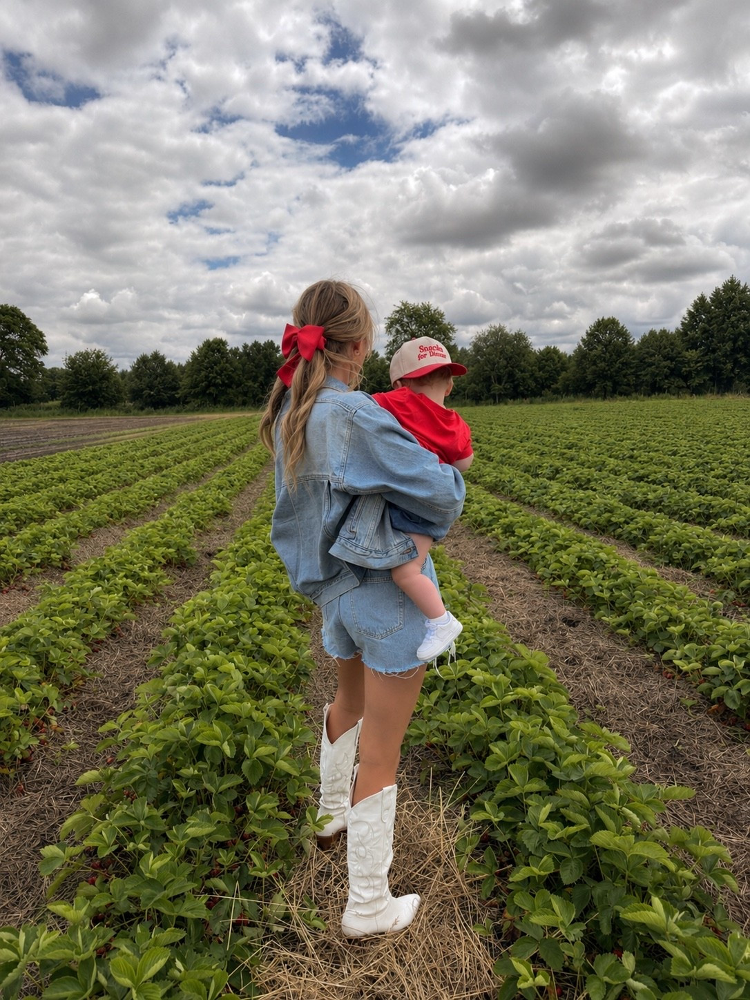 Strawberry picking with my favorite little sidekick. 🍓
The berries were sweet, but watching him experience it all for the first time was even sweeter. ❤️ #strawberrypicking #motherhood #toddlerboy #boymom

#LTKootd #LTKBaby #LTKmomlife