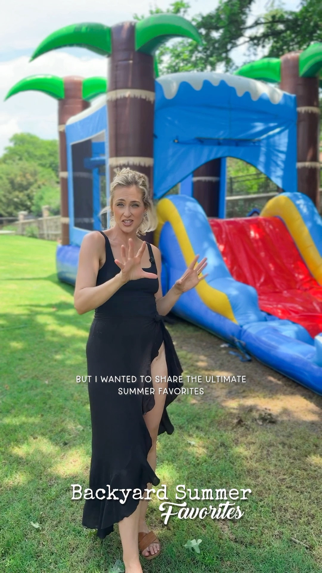 #Ad @wayfair #wishyouwerehere #outdoor #Wayfair #WayfairPartner

The ultimate outdoor favorites for moms and kids - wanting to live a ‘90’s summer!

This includes our favorite bounce house with a basketball hoop, slide, and small pool.

And all our favorite outdoor entertaining items: serving dishes, watermelon plates, lazy Susan and more. Whether it’s just your family, or your hosting friends — enjoy the summer with these amazing finds!