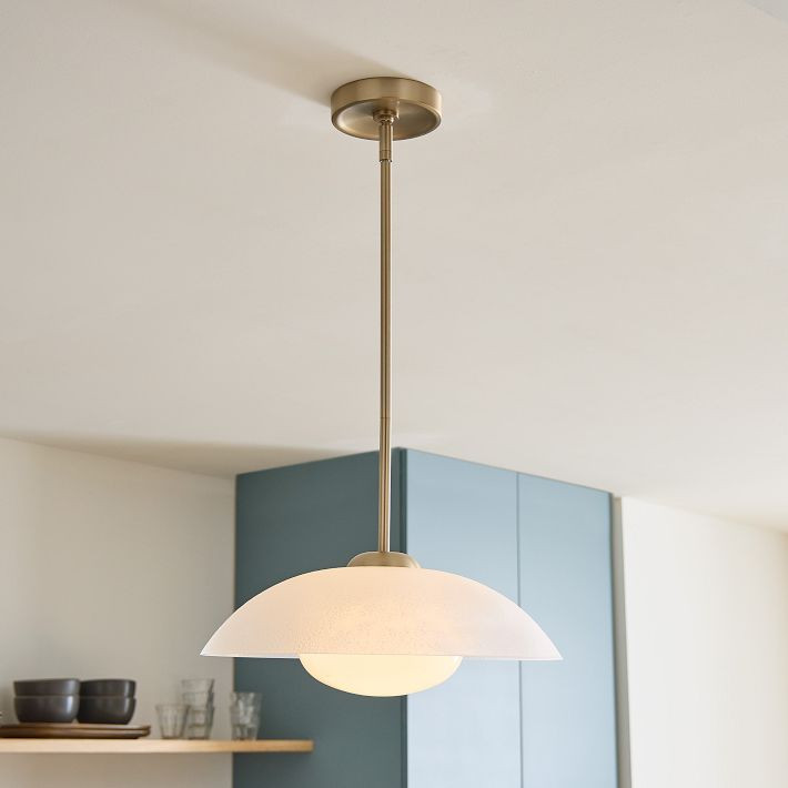 Bezel Glass Pendant (16") | West Elm (US)