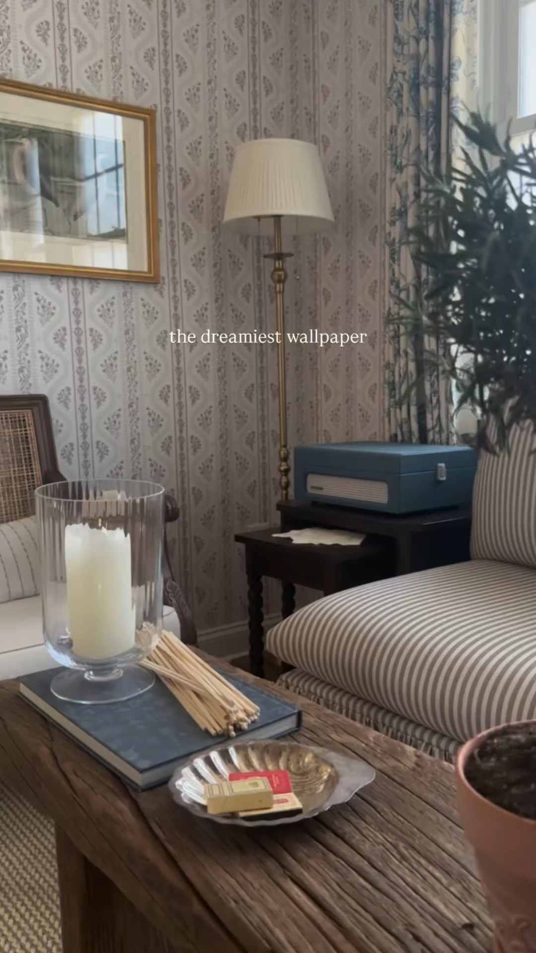 The wallpaper that made the space 🤍 (code at end) @artzaco_ made it so hard to decide due to their depth of stunning designs from various artists. However, this floral beauty was the perfect neutral depth! Oh, and it’s peel and stick. You’d never know! Use my code MEG25 for a discount sitewide! 

Comment SHOP below to receive a DM with the link to this post on my LTK ⬇ https://liketk.it/5DRQR 

#sittingroom #homebar #peelandstickwallpaper #peelandstick #coastalcottage #traditionalhome #nancymeyers #homebeforeandafter