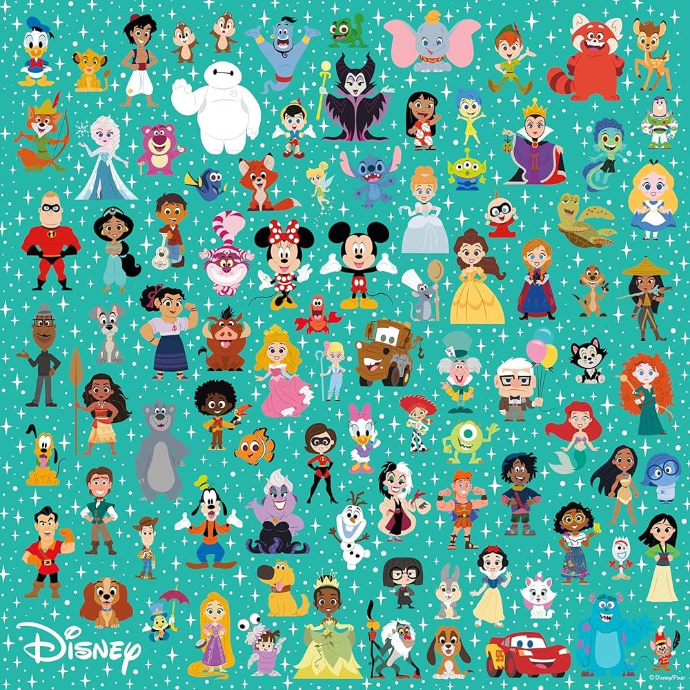 Ceaco - Disney's 100 Anniversary - Disney Friends - Cute Celebration - 200 Piece Jigsaw Puzzle | Amazon (US)