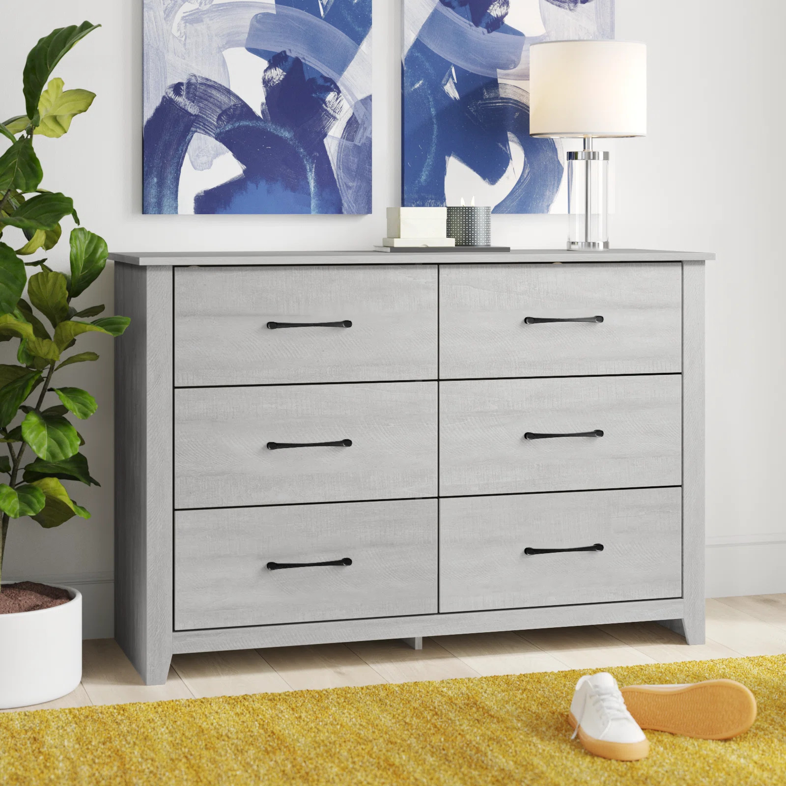 Walter 6 Drawers Double Dresser | Wayfair North America