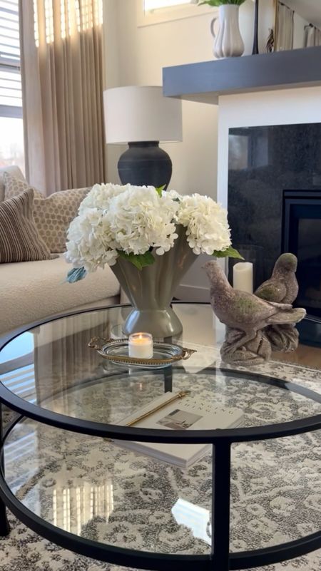 This pretty vase is on sale! I love how unique it is. Looks like a vintage vase. (Online photo looks awful). And the hydrangeas are real touch, affordable and fantastic!

#LTKfindsunder50 #LTKhome #LTKsalealert