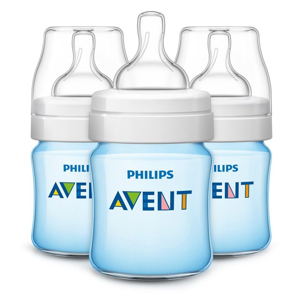 Philips Avent Anti Colic Baby Bottle 260ML/9oz 3pk Blue | Target