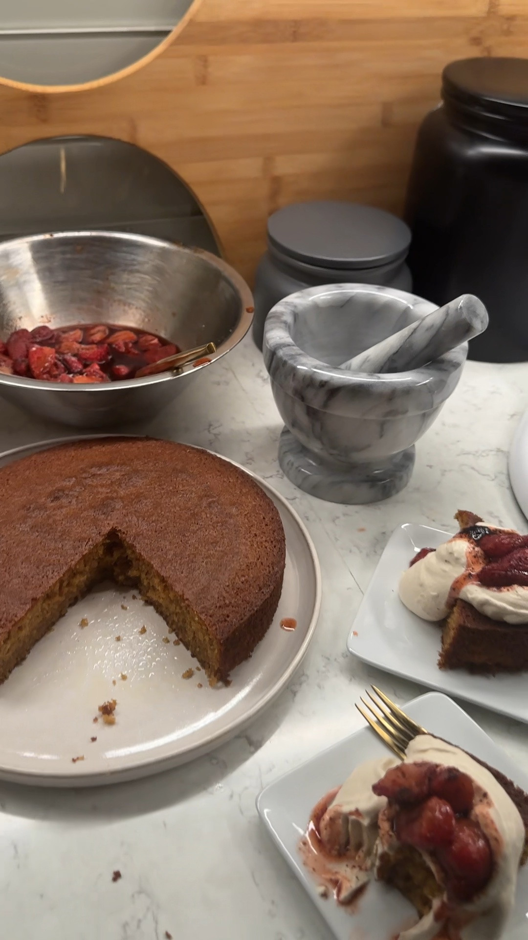 Back home and I always love to bake or cook something in my own kitchen. I’ve been watching videos of Ottolenghi making recipes from his new book and this brown sugar cake is amazing. I never use sumac and now I’m going to be using it much more!

#LTKfoodie #LTKdayinmylife #LTKSeasonal