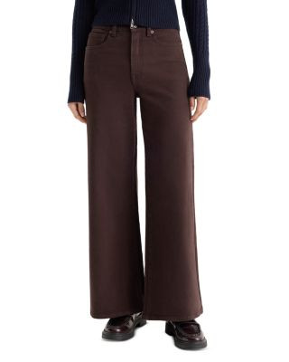 Good American Good Waist Palazzo Ankle Jeans in Espresso | Bloomingdale's (US)