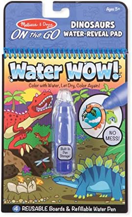 Melissa & Doug On the Go Water Wow! Reusable Water-Reveal Activity Pad - Safari | Amazon (US)
