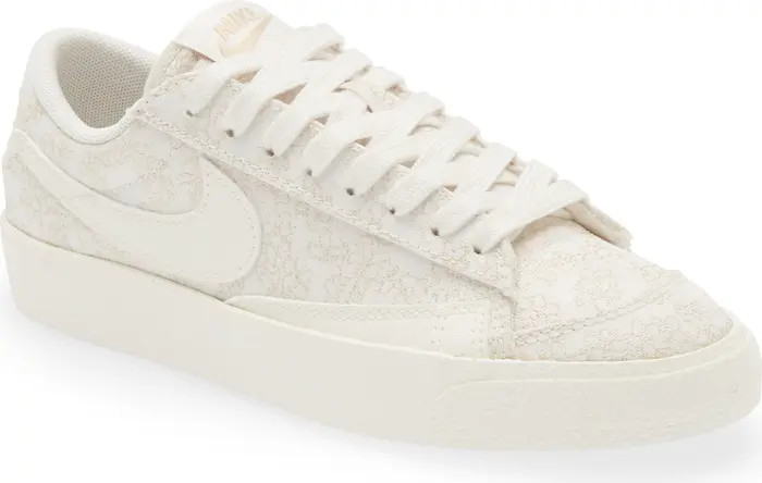 Blazer Low '77 SE Floral Jacquard Sneaker (Women) | Nordstrom