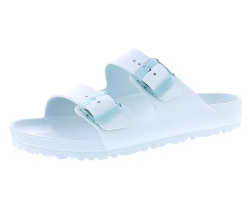 Birkenstock Arizona Stealth Buckle Eva Narrow Unisex Shoes Size 7, Color: Surf Green/Green | Amazon (US)