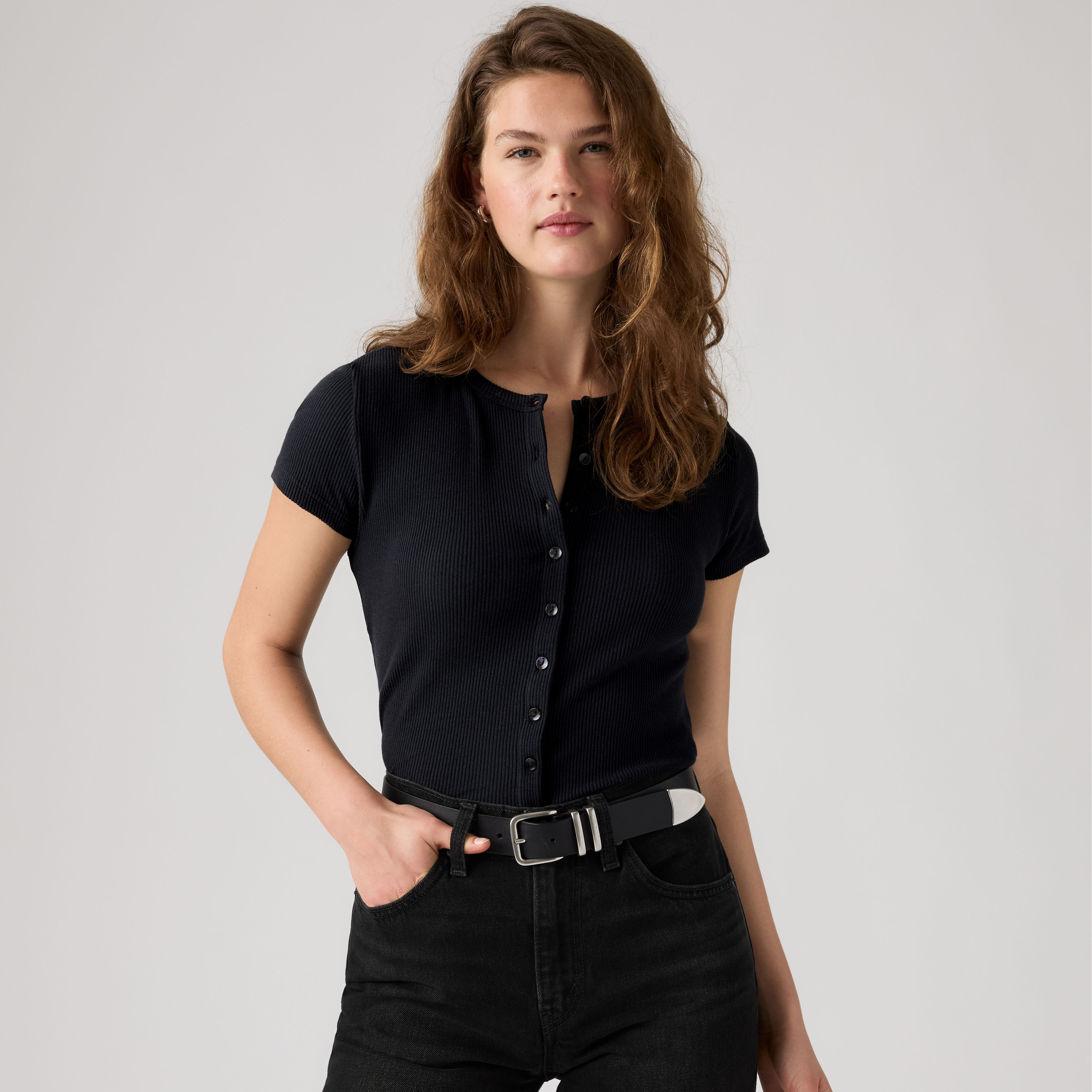 Levi's Rory Button-Through Short Sleeve Shirt - Women's S | Levi's US