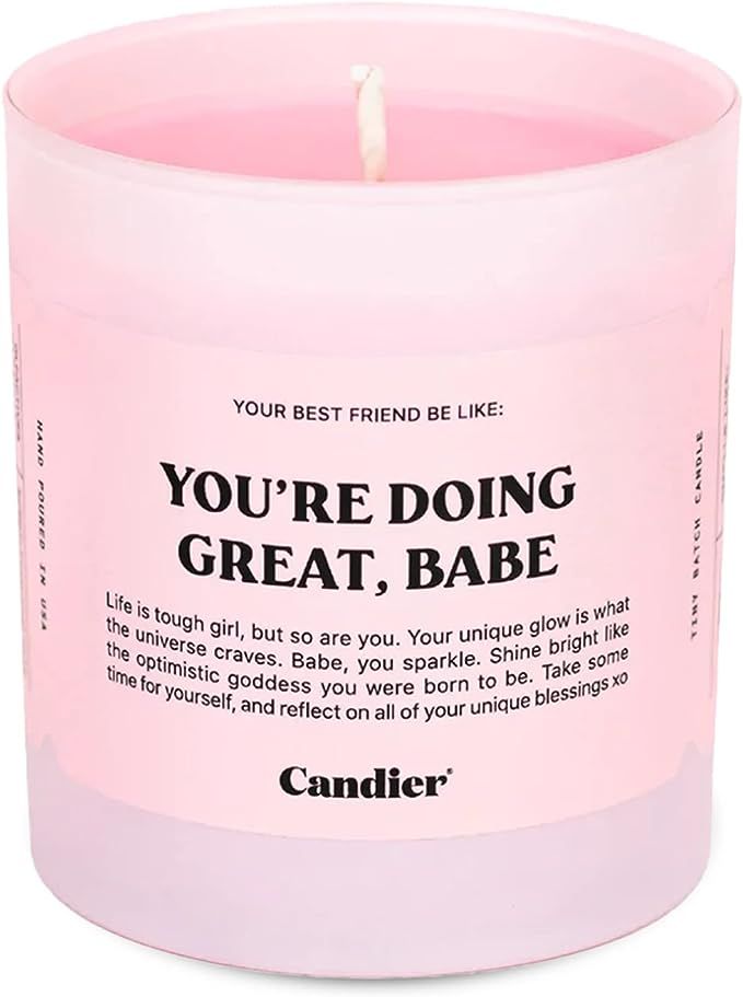 Ryan Porter “You’RE Doing Great, Babe” Candle - 100% Natural & Vegan - Made of Hand-Poured ... | Amazon (US)