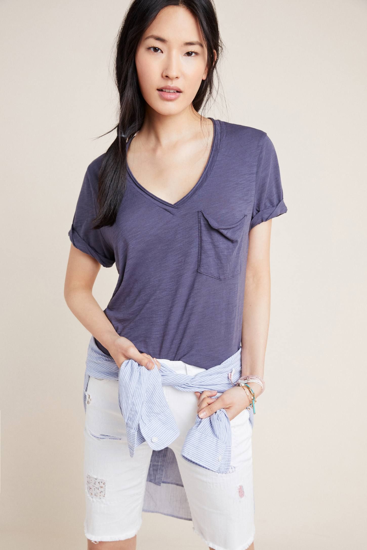 Classic V-Neck Tee | Anthropologie (US)