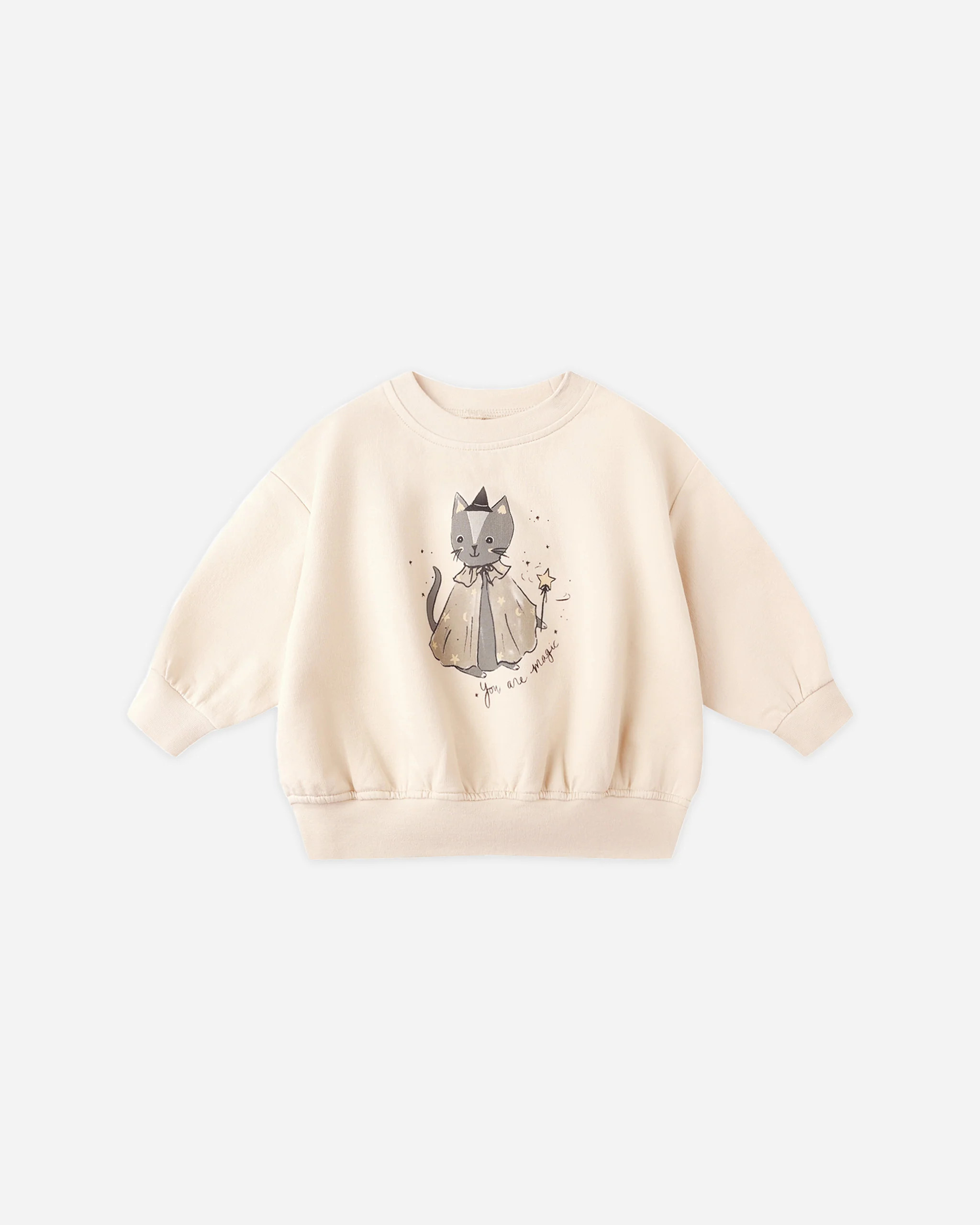 Relaxed Fleece Sweatshirt || Magic Cat | Rylee + Cru