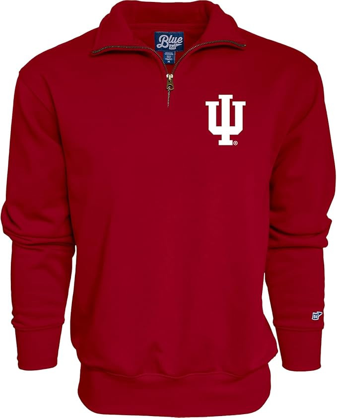 Blue 84 NCAA mens Quarter Zip Sweatshirt Icon | Amazon (US)