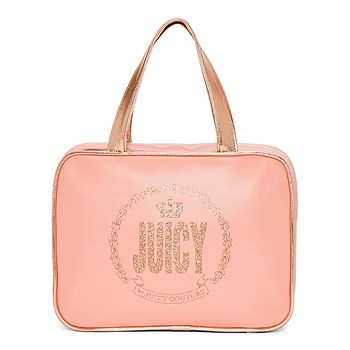 Juicy By Juicy Couture Juicy And Crown Logo Train Case Makeup Bag | JCPenney