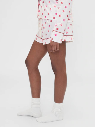 Gap × Summer Fridays Poplin Kiss PJ Boxer Shorts | Gap (US)