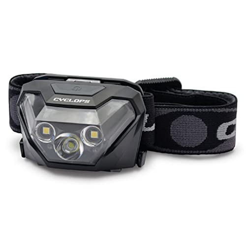 Cyclops HL500 Headlamp | Tactical Durable Lightweight Compact Adjustable Headband Weather Resistant IPX6 Bright LED 500 Lumen Head Flashlight | AAA Batteries Included | Amazon (US)