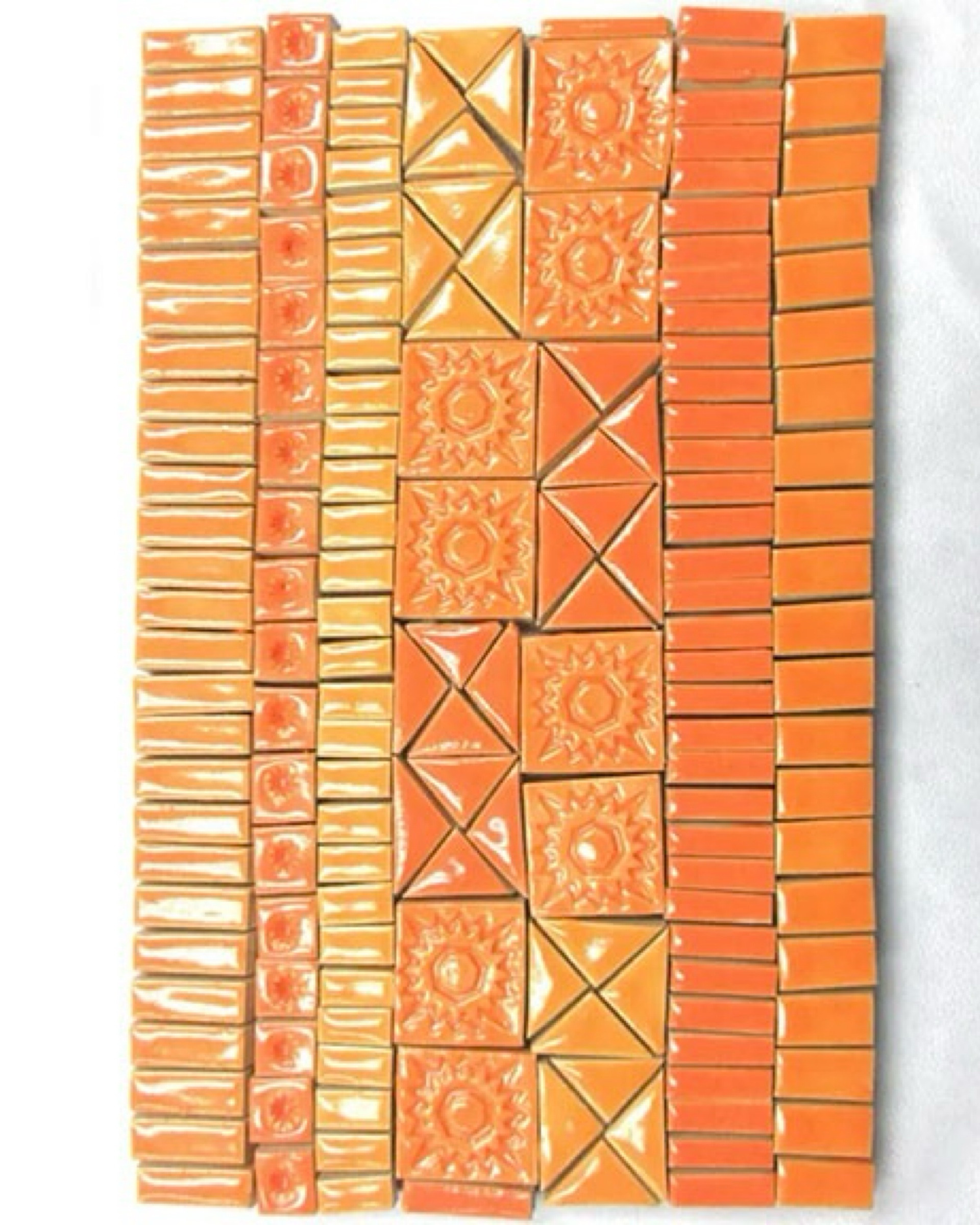 Sharing this set of Orange handmade tile to use in mosaic art. 🧡 For mosaic tips, tutorials, inspiration, and so much more please visit my YouTube channel: YouTube.com/julieweilbacher. Follow @julieweilbacher on Instagram for all things mosaic art. ceramic tile - mosaic - unique tile - handmade ceramic tile - mosaic art - crafts supplies - tile art - mosaics - orange ceramic tile - handmade ceramics

#LTKFindsUnder50 #LTKHome #LTKSeasonal