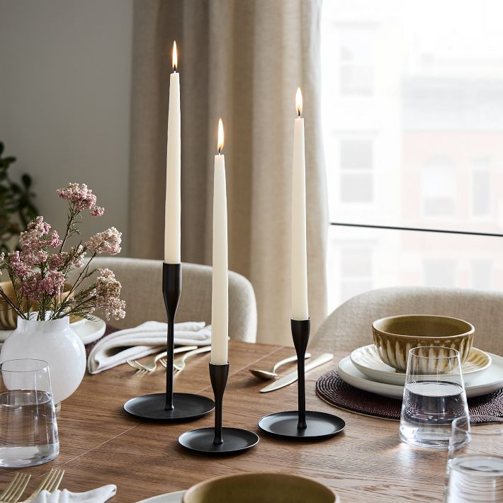 Kuba Metal Taper Holders | West Elm (US)
