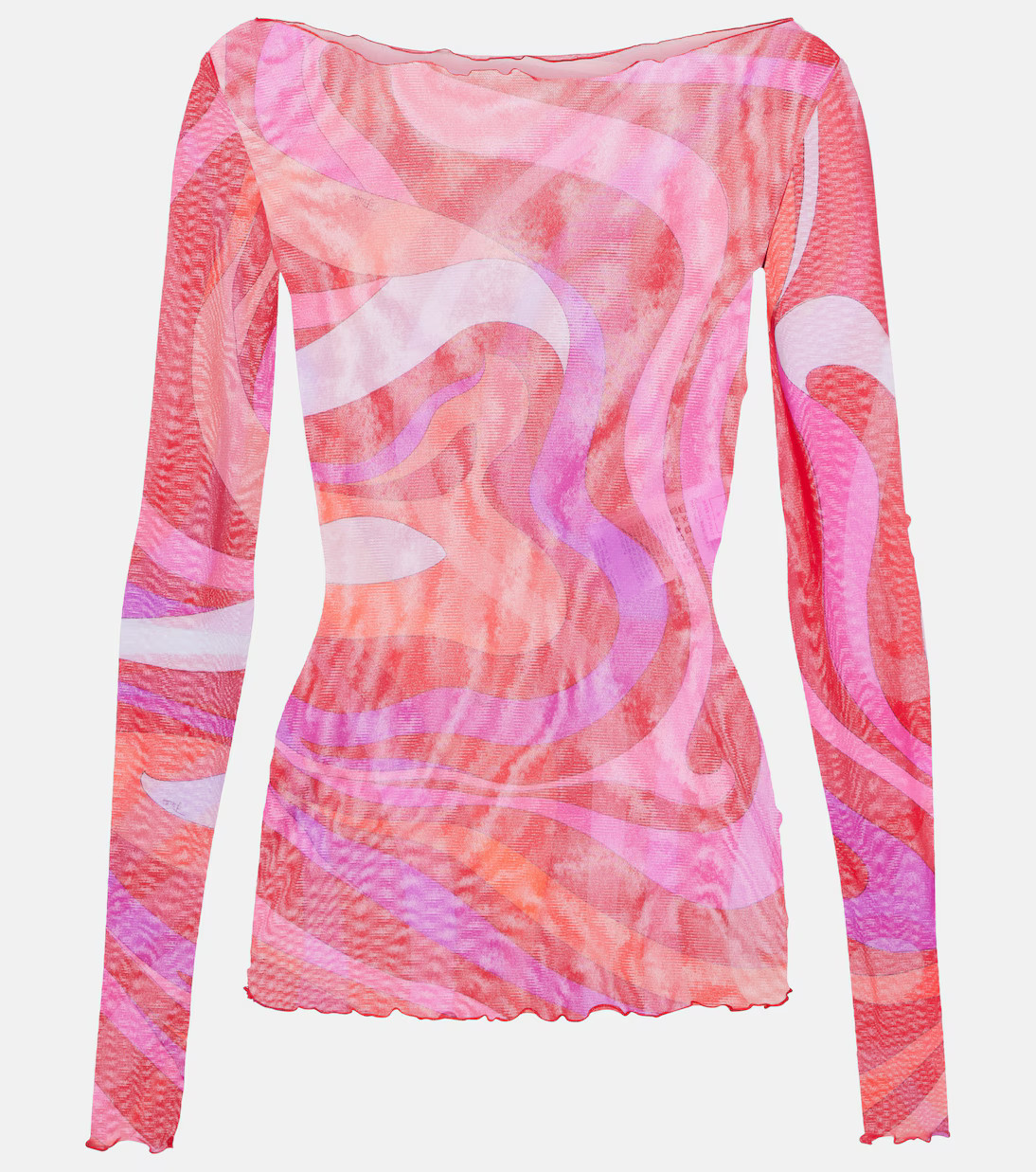 Marmo semi-sheer tulle top | Mytheresa (UK)