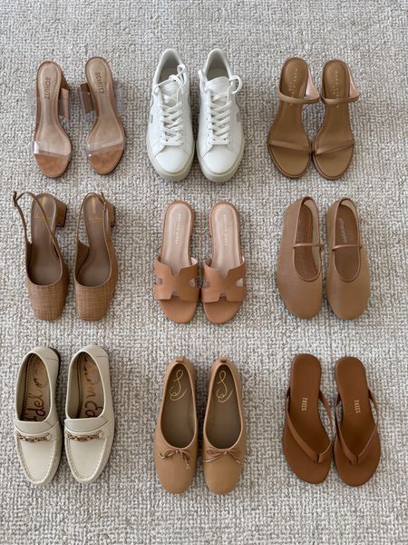 Spring neutral shoe lineup 

#LTKshoecrush