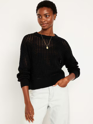 Open-Stitch Sweater for Women | Old Navy (US)