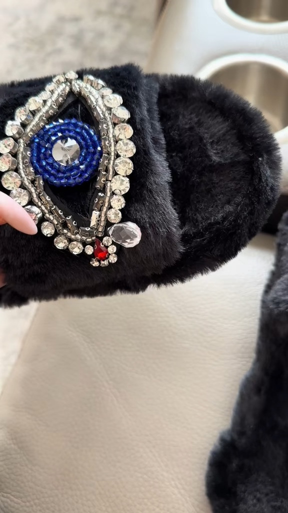 Evil eye slippers because my feet also deserve protection from bad vibes. Cute, warm, comfy, and warding off negativity with every step. Would buy again, would recommend, would not be accepting criticism. 👁️🩴

#LTKmomlife #LTKMothersDay