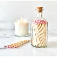 Grand Matchstick Bottle • Colored Matches Strike On Match Jar Apothecary Gift Candle Accessory Home  | Etsy (US)