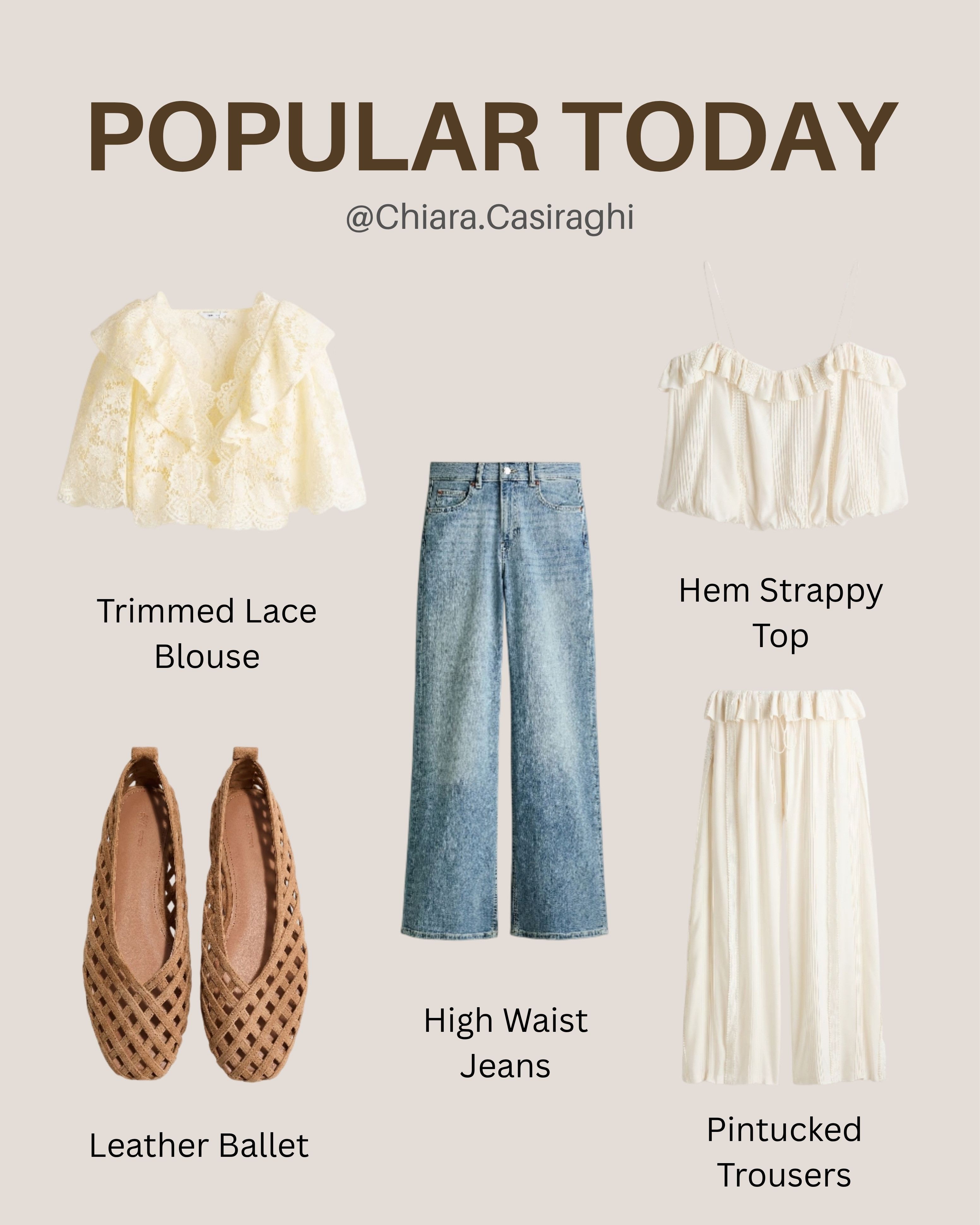 Stay ahead of the curve with today's most wanted fashion pieces. These trending styles are moving fast and perfect for refreshing your seasonal rotation. Click the link to shop these popular picks now! #TrendingNow #OOTD #FashionInspo 

 #LTKdayinmylife #LTKgrwm #LTKootd