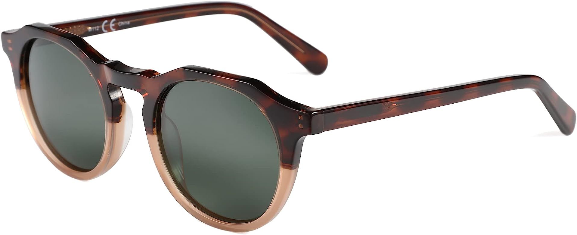 ZENOTTIC Vintage Round Polarized Sunglasses for Men Women UV400 Protection | Amazon (US)