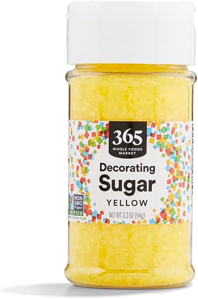 365 by Whole Foods Market, Yellow Decorating Sugar, 3.3 Ounce | Amazon (US)