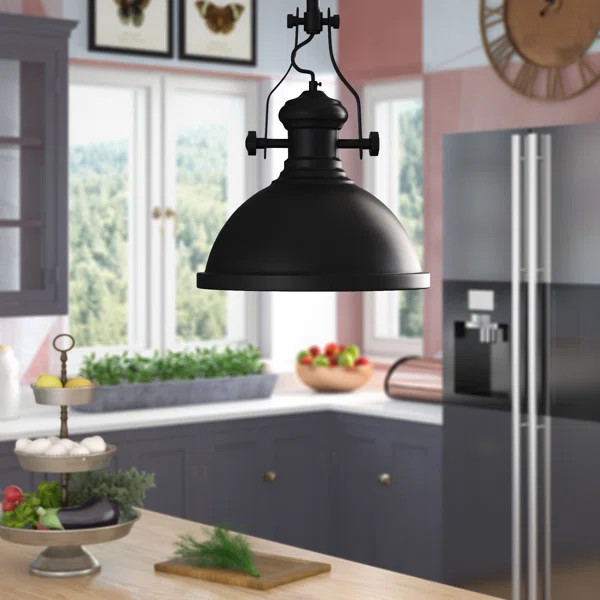 Pawel 1 - Light Single Dome Pendant | Wayfair North America