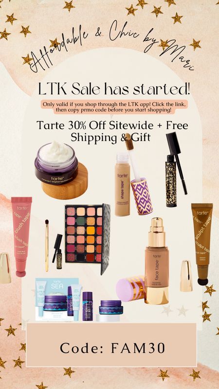 Tarte has a great sale!! Code: FAM30

#LTKSale #LTKFind #LTKsalealert