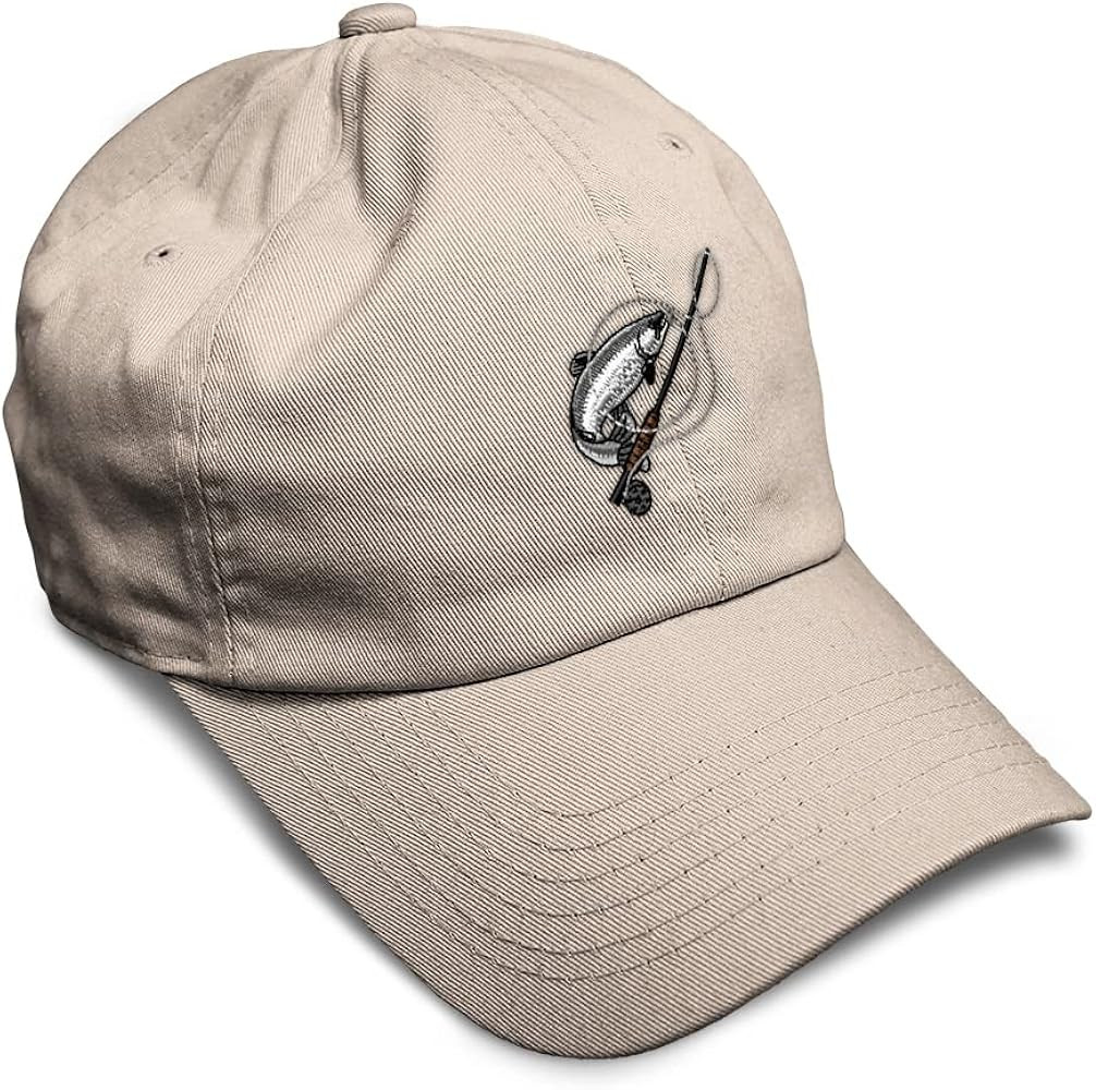 Speedy Pros Soft Baseball Cap Fly Fishing D Embroidery Fishing Fly Fishing Embroidery Cotton Dad ... | Amazon (US)