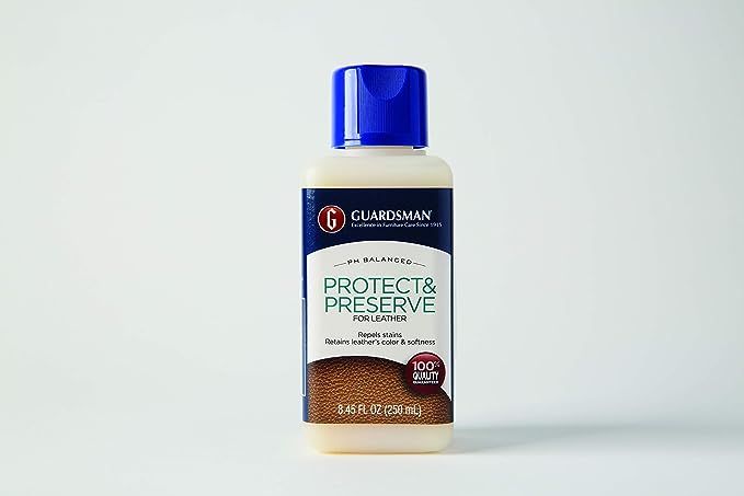 Guardsman 471000 Protect & Preserve Repels Stains, Retains Color and Softness, for Leather Furnit... | Amazon (US)