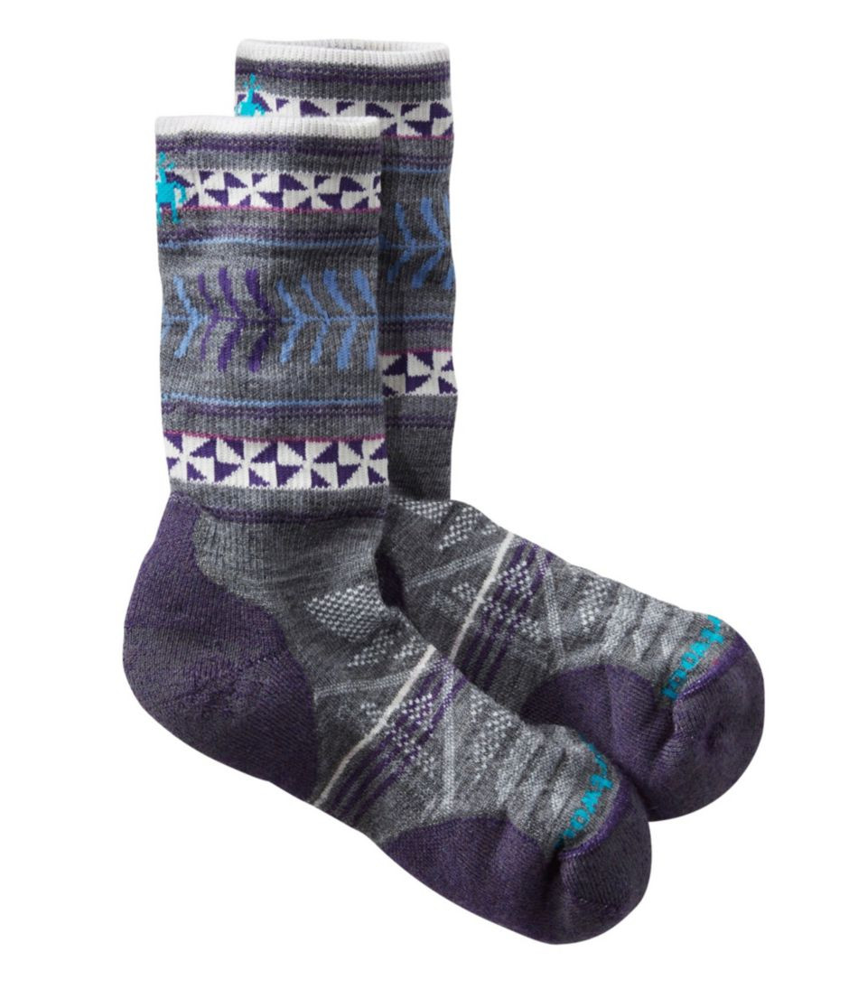 Smartwool PhD Outdoor Light Pattern Crew Socks | L.L. Bean