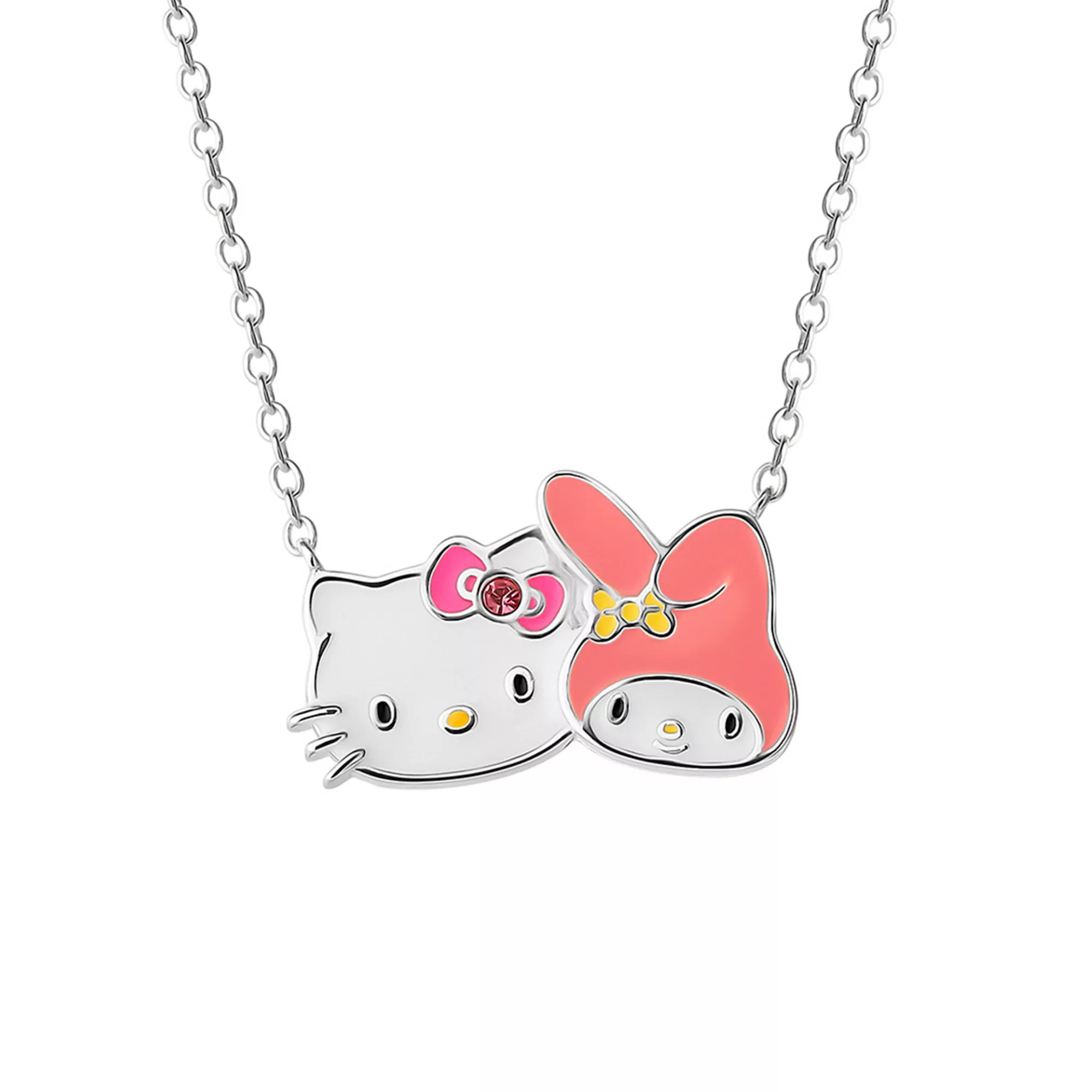Sanrio Hello Kitty & My Melody Silver Plated Necklace | Kohl's