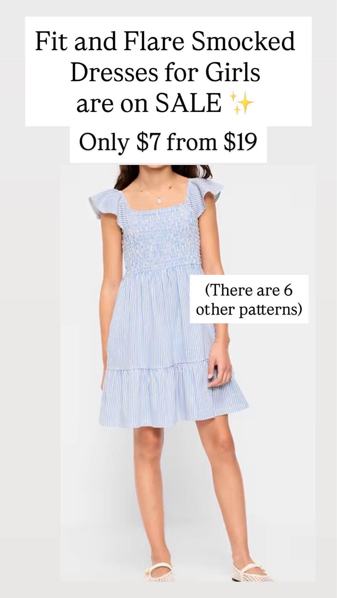 Fit and Flare Smocked Dress for Girls are $7 from $19

#LTKKids #LTKSaleAlert