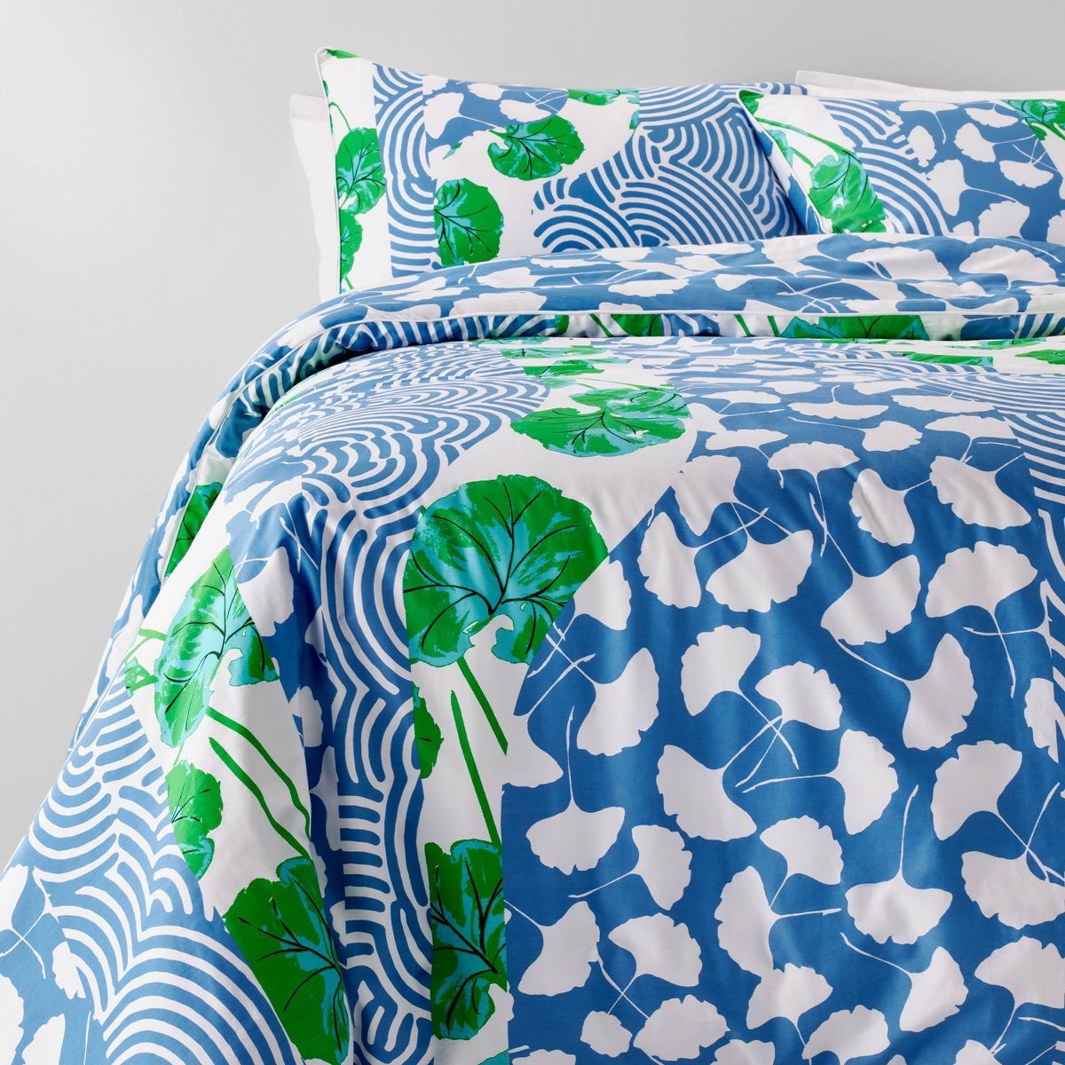 Geranium & Ginkgo Leaves Reversible Comforter - DVF for Target | Target